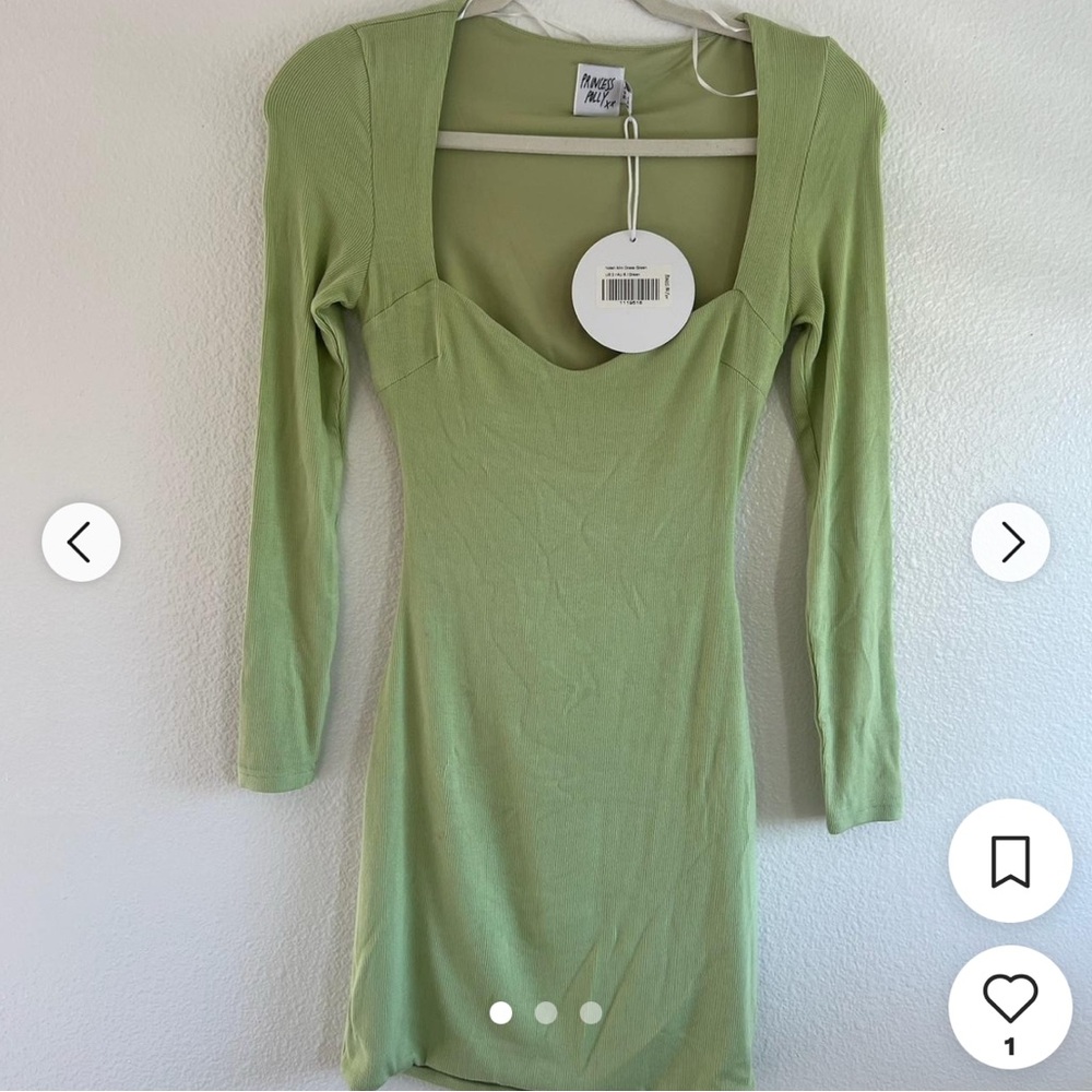 Princess Polly Light Green Dress